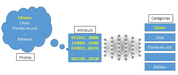 Exemple d'apprentissage d'intelligence artificielle de vision par ordinateur