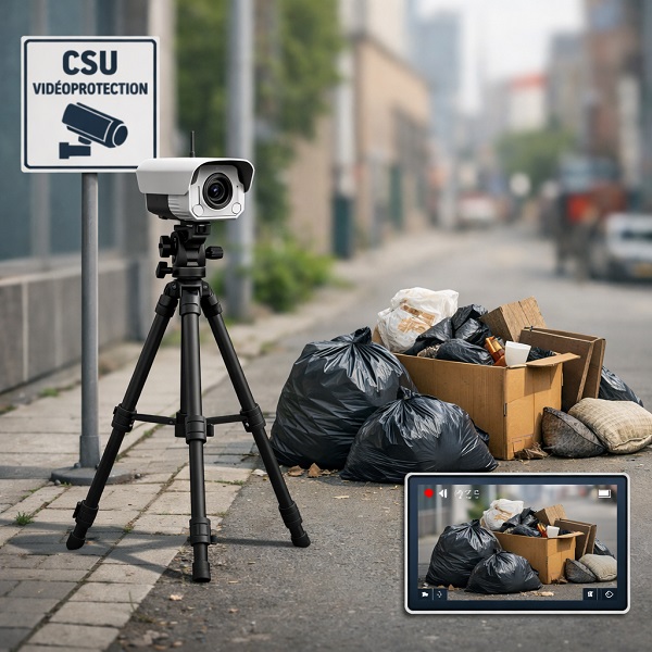 Caméra nomade contre les dépôts sauvages