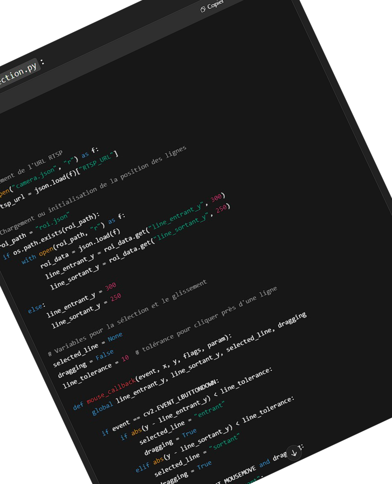 Code python pour IA