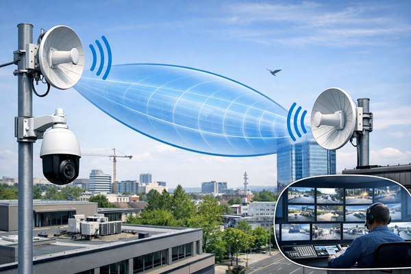 Liaisons radios pour vidéoprotection urbaine